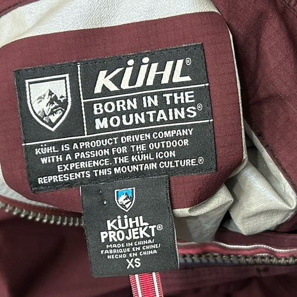 NEW Kuhl Women XS Jetstream Trench Jacket Kalamata Purple Packable Waterproof - Picture 6 of 8